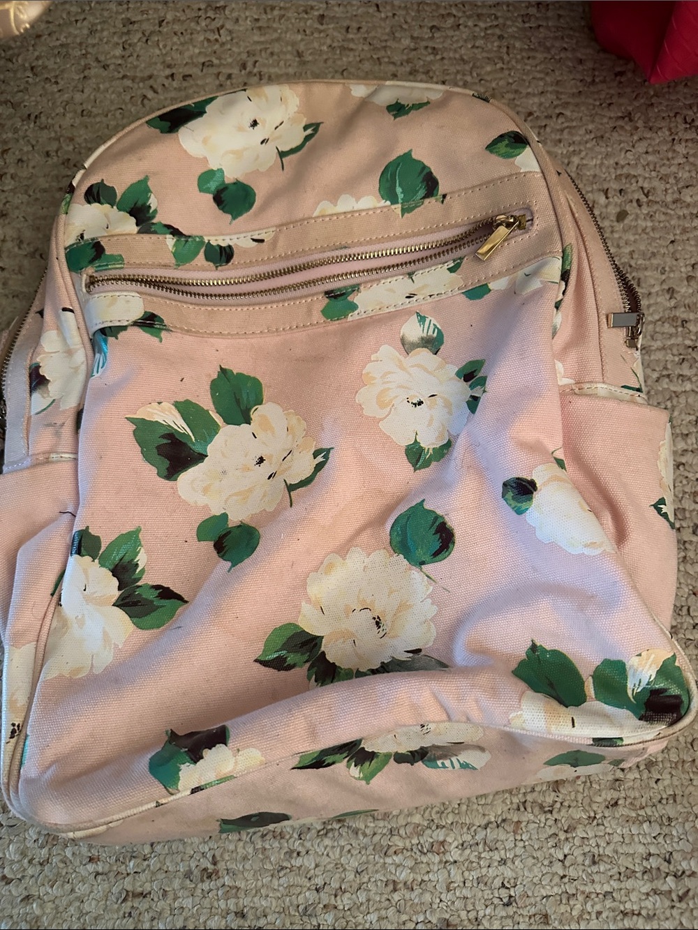 Floral bookbag